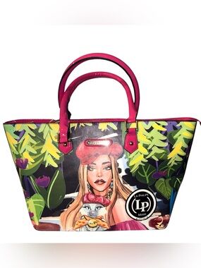 La Philipe “Blooming Garden” Satchel/Tote Bag - NWT